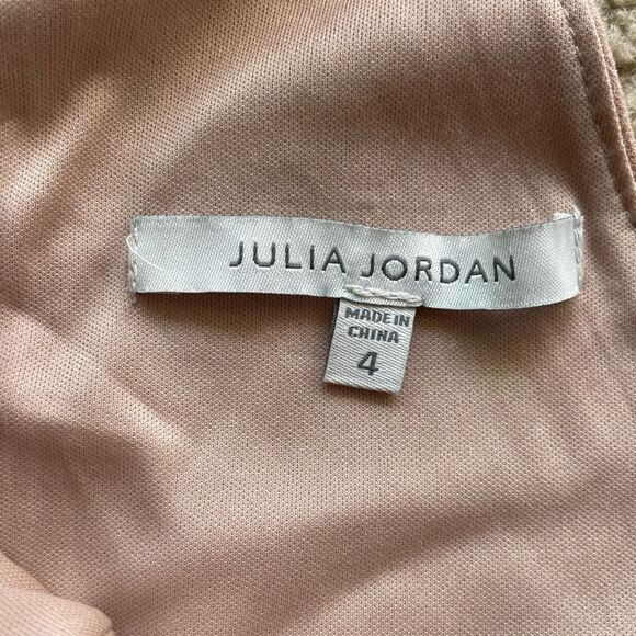 Julia Jordan Twist Neck Sheath Dress Size 4 NWOT - Picture 4 of 9